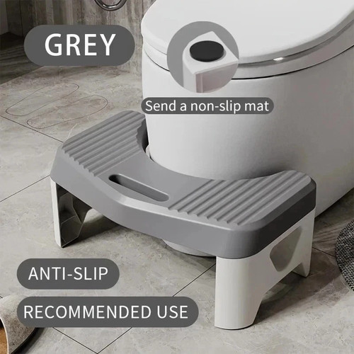 Non slip toilet step stool - step,