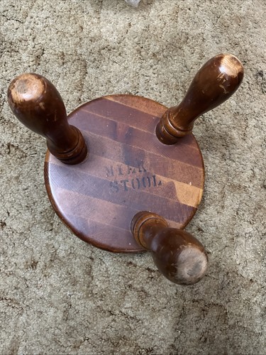 Wood milking stool legs - milking,