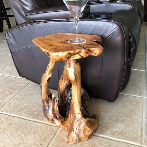 Rustic cedar root - root, stand
