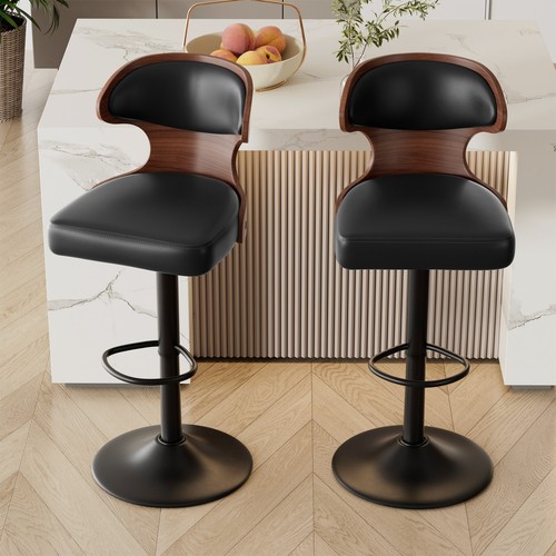 2pcs swivel bar stools - 2pcs,